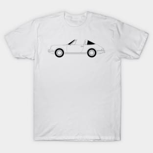 911 Targa Black Outline T-Shirt